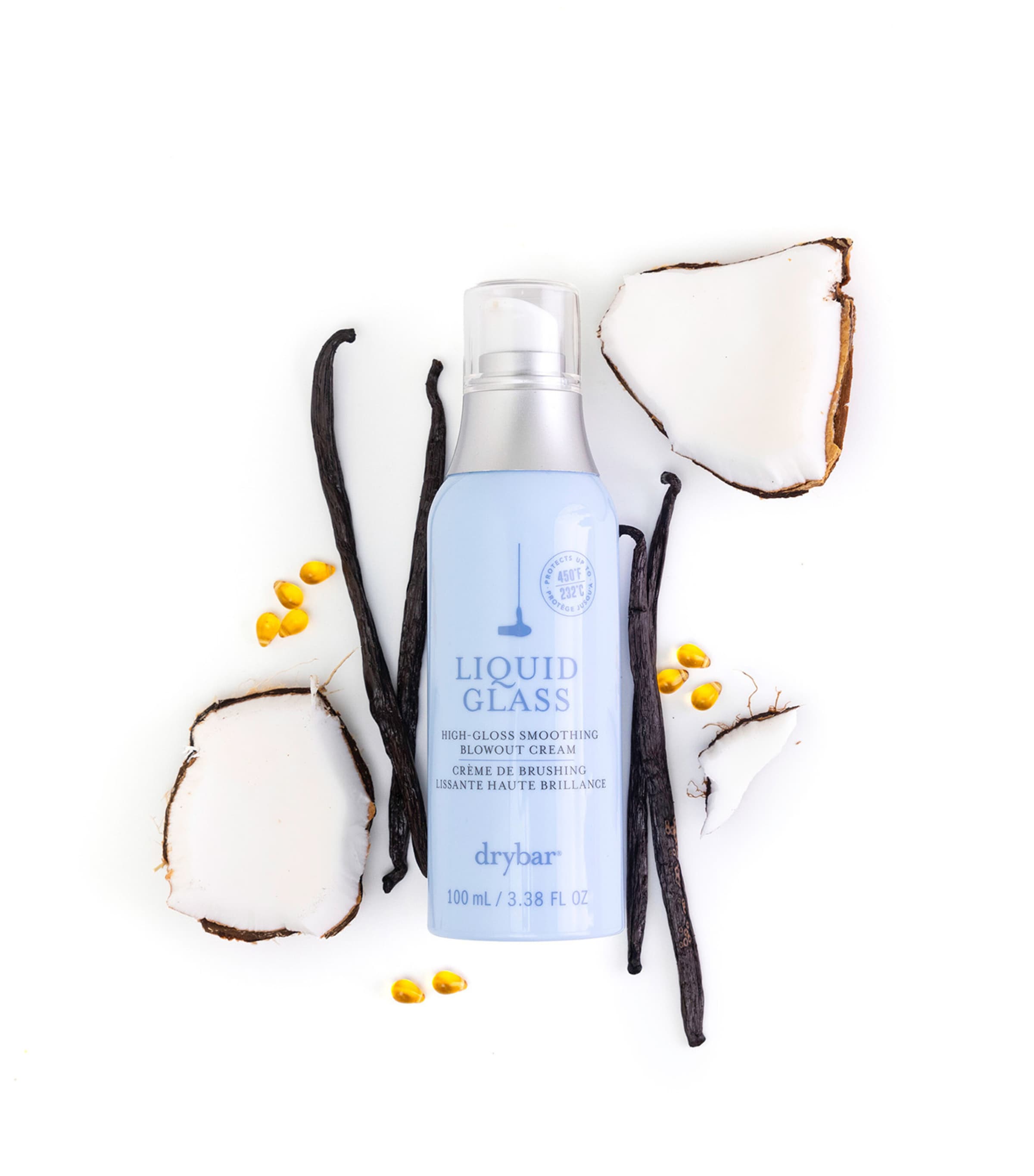 Drybar Liquid Glass High-Gloss Smoothing Blowout Cream 100ml - British product