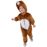 Smiffys bear costume jumpsuit and hood (British brand)