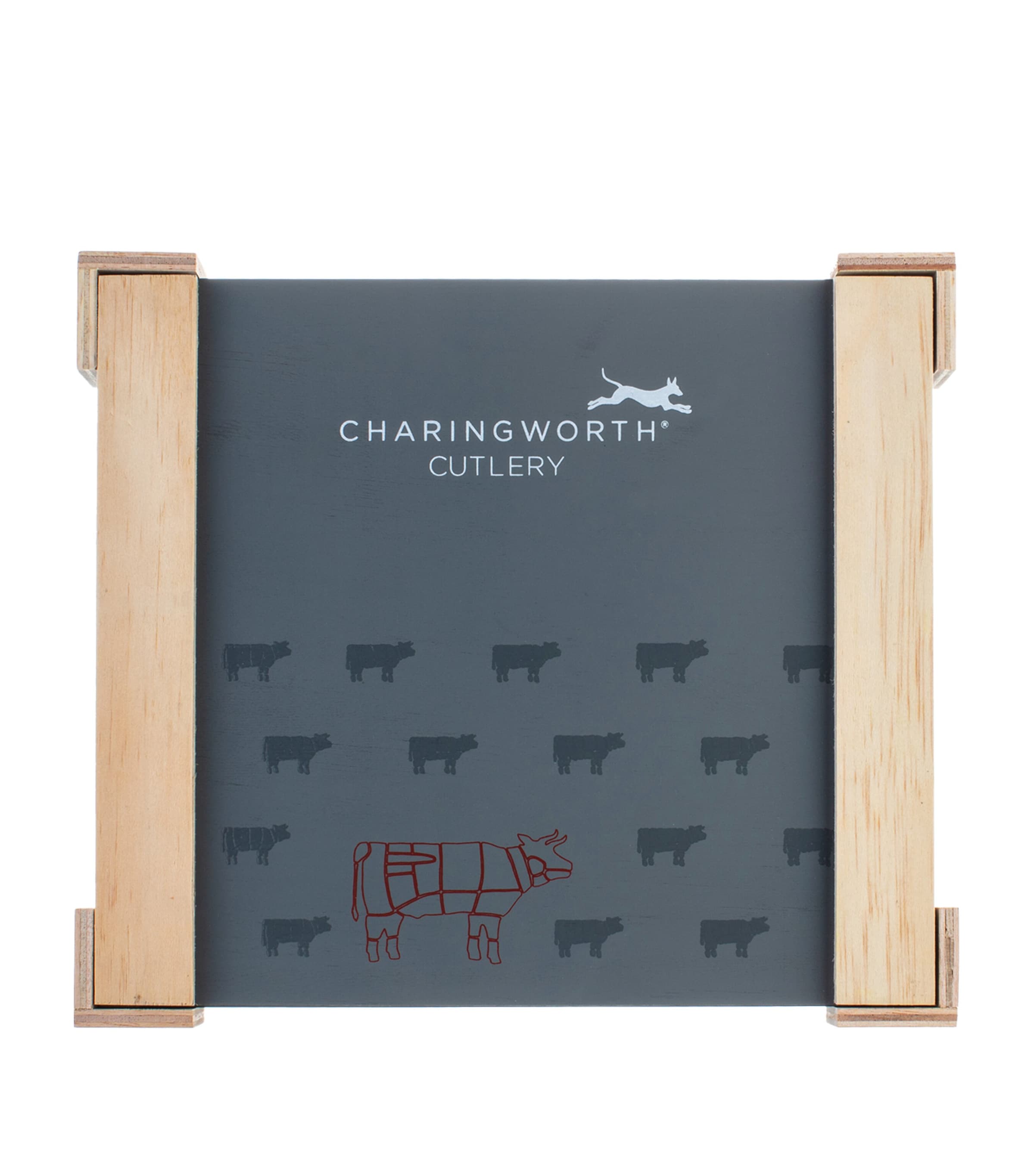 Charingworth Santol Steak Knife and Fork Set - British product