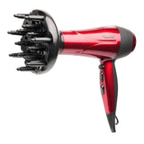 Paul Anthony hair dryer with diffuser Hot Red, imported from the UK
