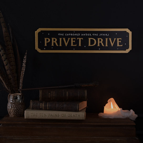 Harry Potter Privet Drive street sign by Warner Bros, imported from the UK