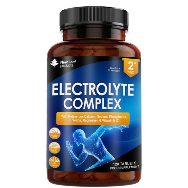 New Leaf Electrolytes Complex 120 Tablets + Vital Minerals GOODS Superdrug   