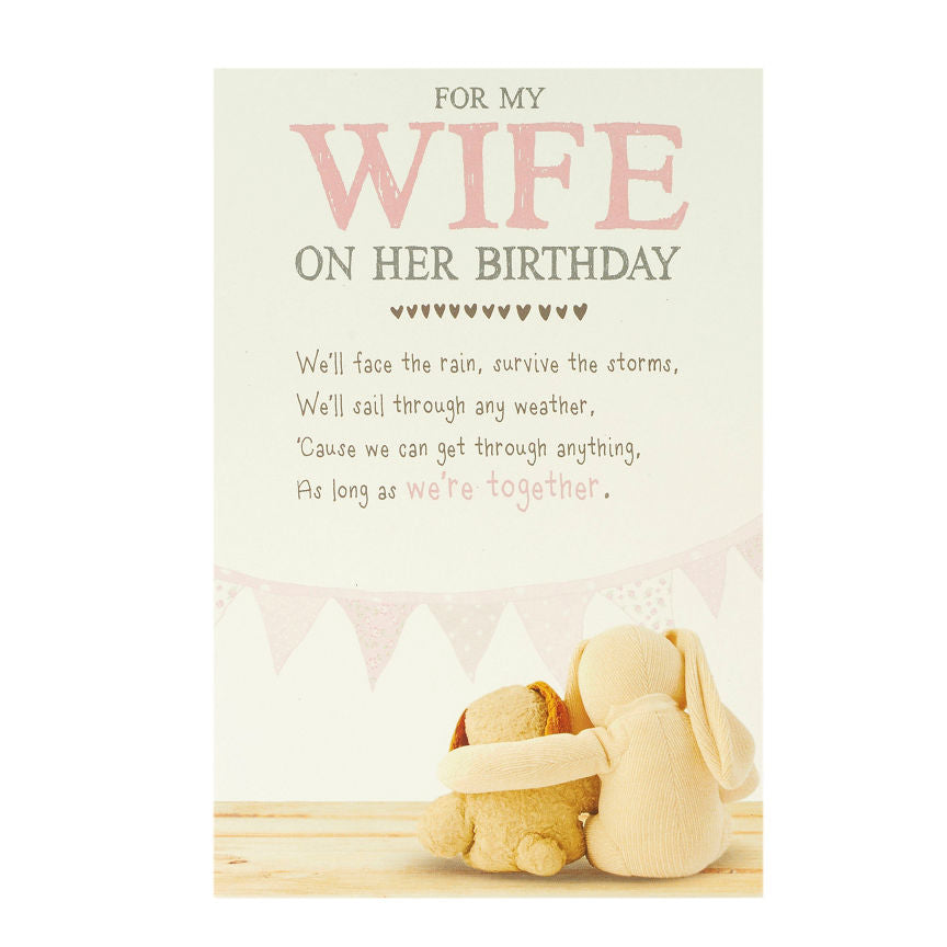 Snuggly Bumkins Snuggly Bumkins Wife Birthday Card