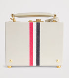 Thom Browne grained leather attaché top-handle bag (British brand)