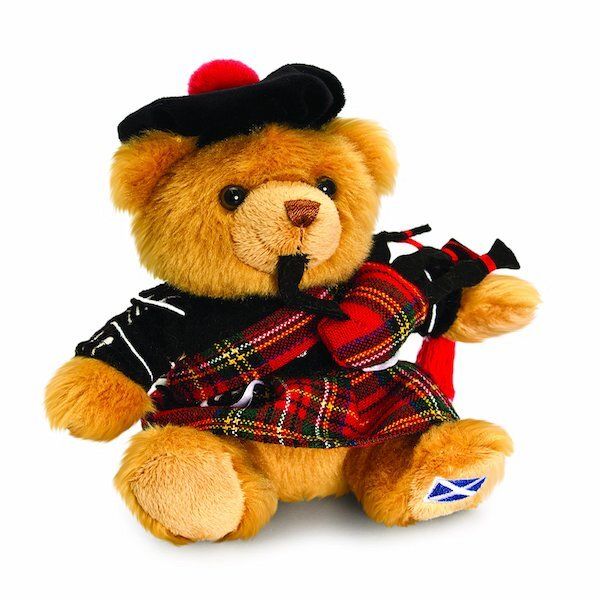 Keel Toys 15cm Scottish Piper Bear