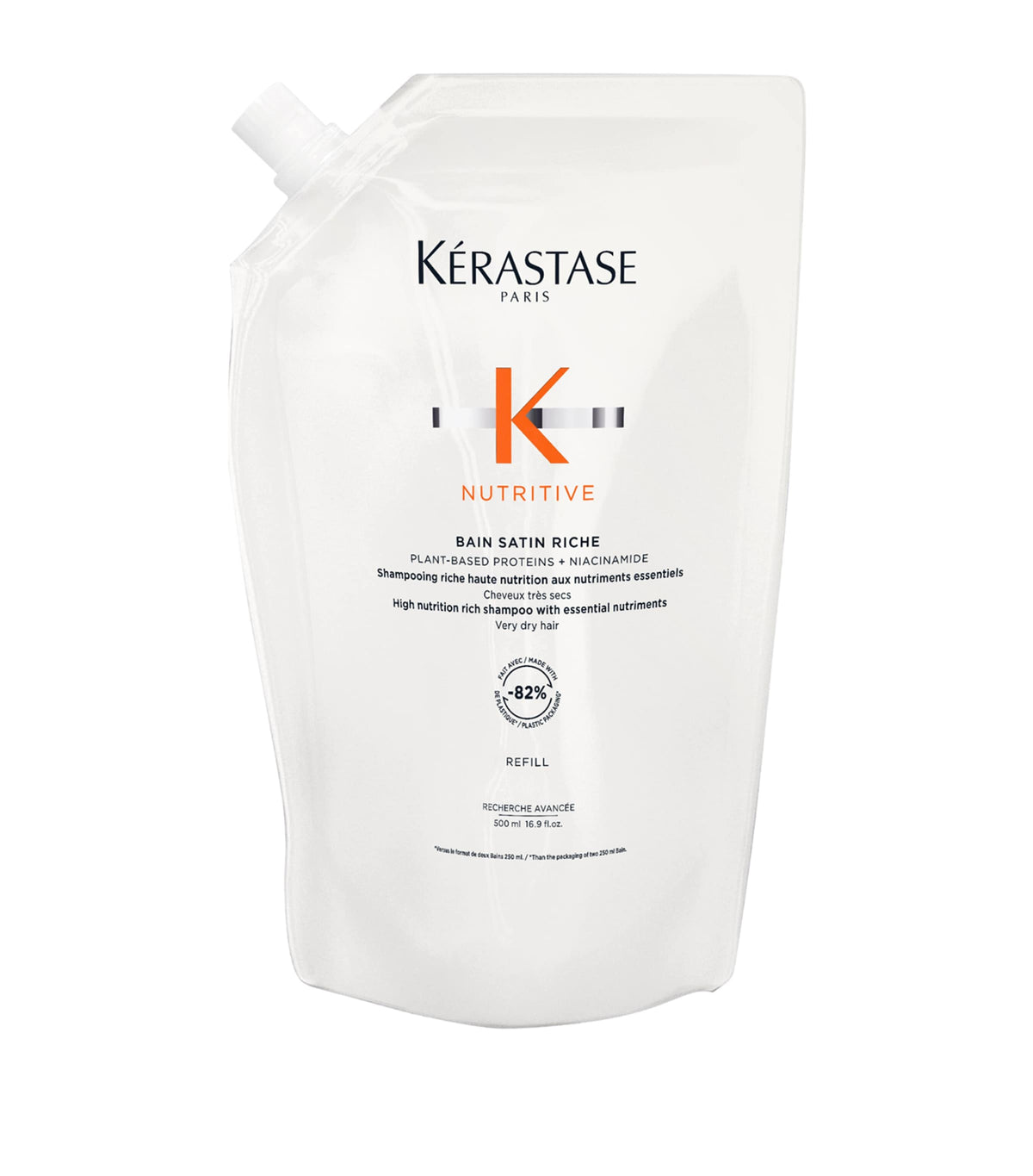 Kérastase Nutritive Bain Satin Riche Shampoo Refill 500ml, UK version