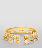 MARLI New York diamond index ring size 5, imported from the UK