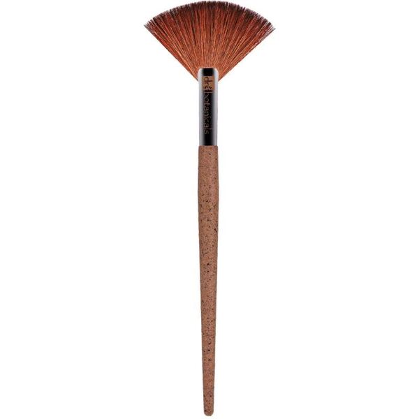 Dr Botanicals fan brush coffee ground synthetic fibres - British product
