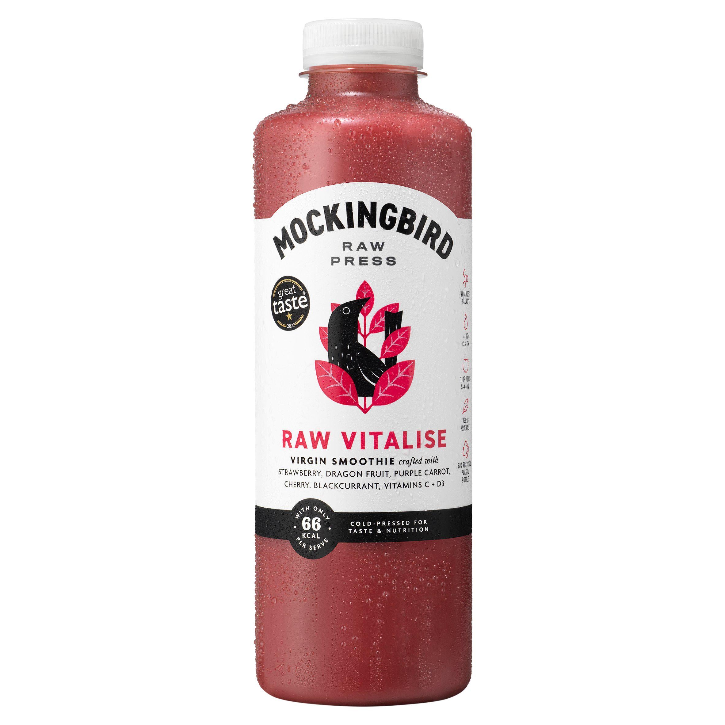 Mockingbird Raw Press Vitalise Virgin Smoothie 750ml GOODS Sainsburys   