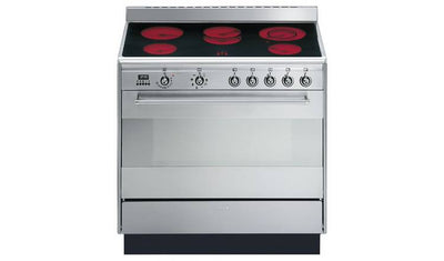 Argos Smeg Single Electric Range Cooker Stainless Steel 90cm- Buy online at McGrocer