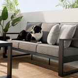 Agio Turin 4 Piece Deep Seating Patio Set Grey - British product