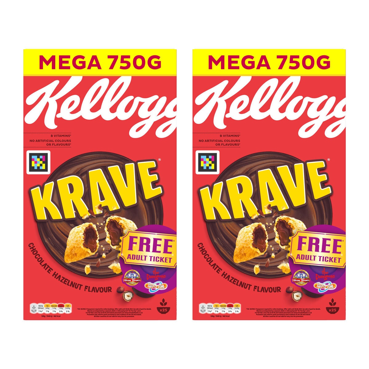 Kellogg's Krave Chocolate Hazelnut, 2 x 750g GOODS Costco UK