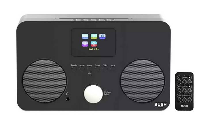 Bush mini hi-fi system grey - British product