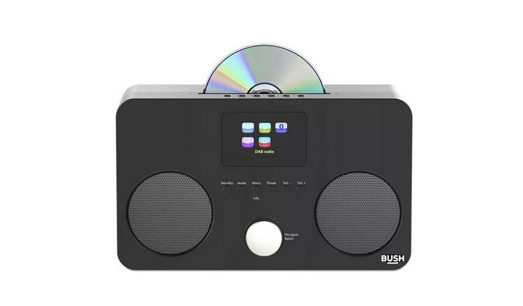 Bush mini hi-fi system grey - British product
