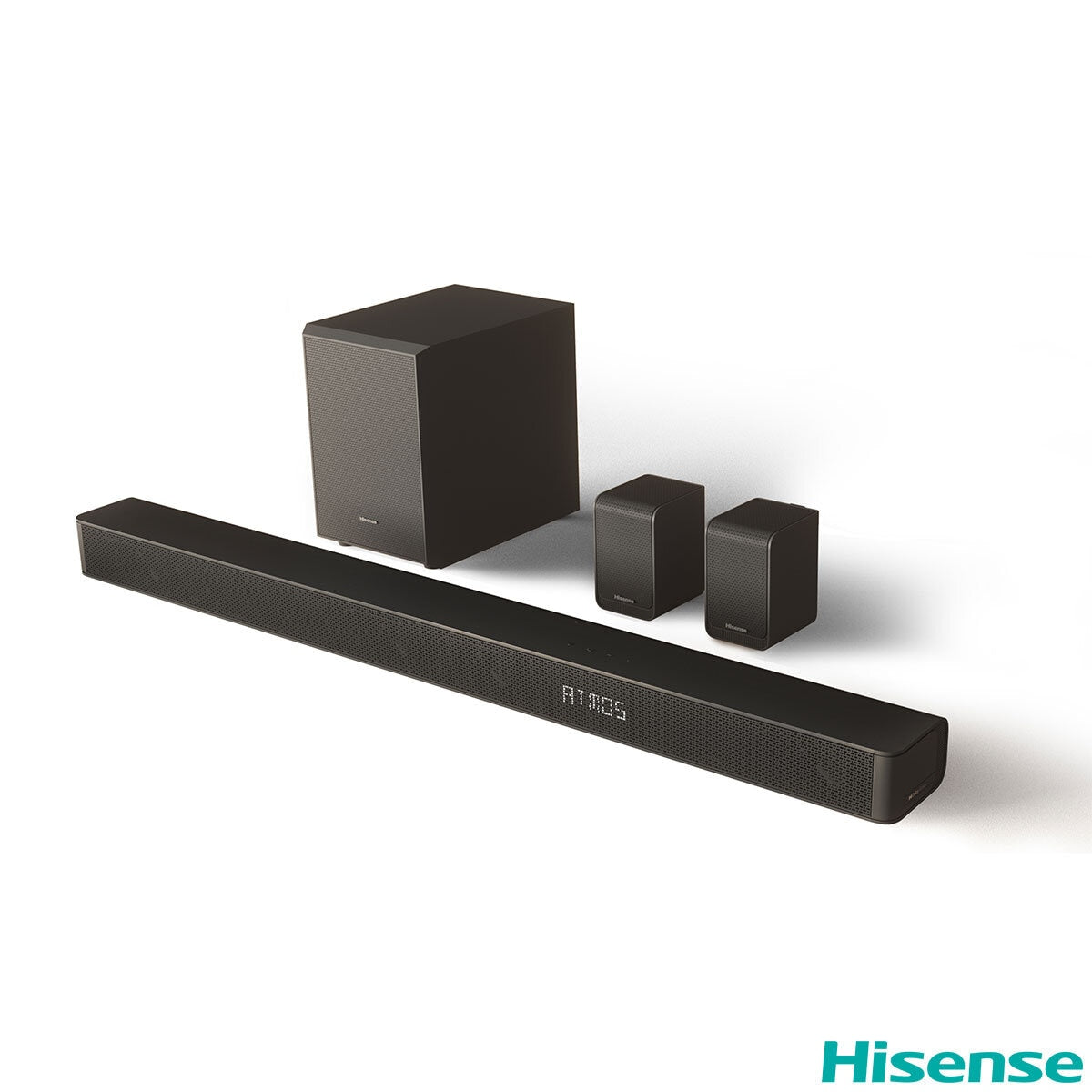 Hisense AX5100G 5.1ch, Soundbar with Wireless Subwoofer, 2 Rear Speakers and Bluetooth GOODS Costco UK