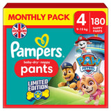 Pampers Paw Patrol Baby Dry Nappy Pants Size 4, 180 Pack GOODS Costco UK