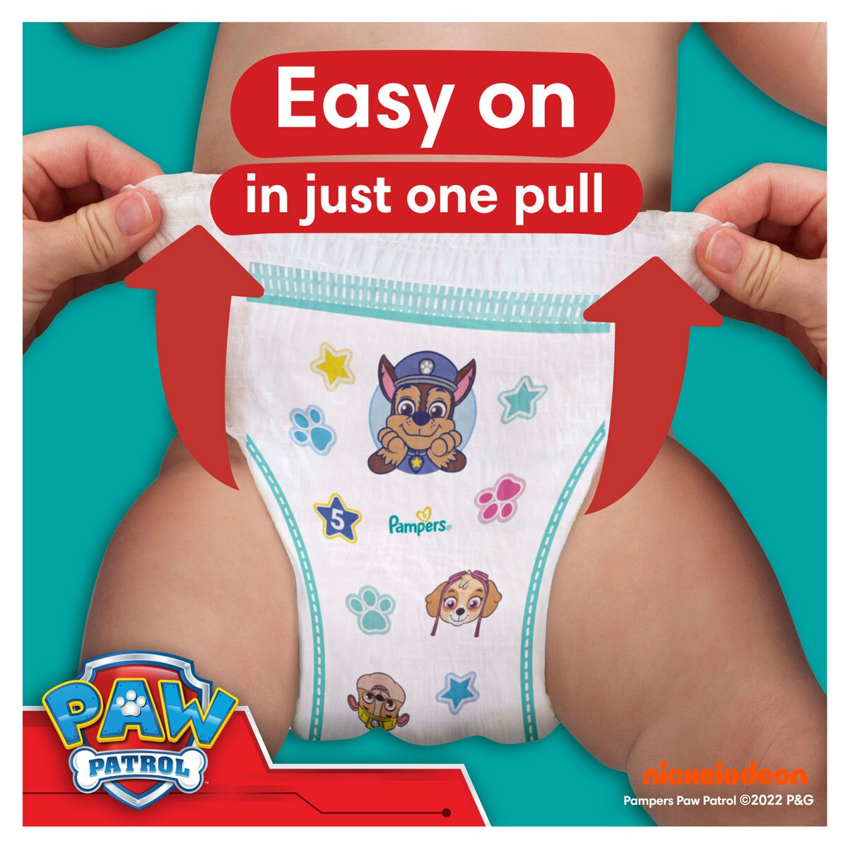 Pampers Paw Patrol Baby Dry Nappy Pants Size 4, 180 Pack GOODS Costco UK