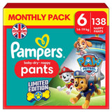 Pampers Paw Patrol Baby Dry Nappy Pants Size 6, 138 Pack GOODS Costco UK