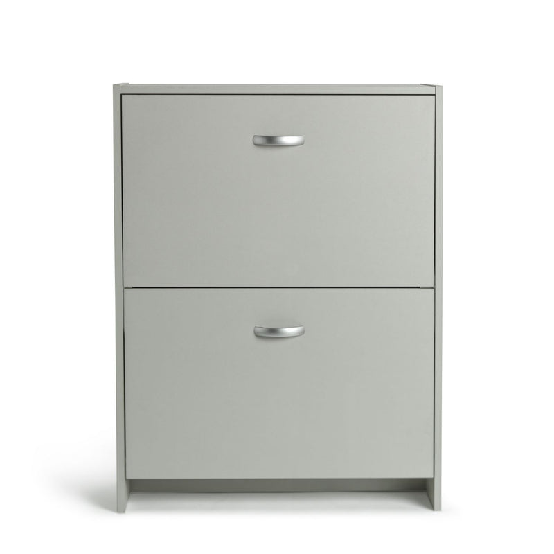 Argos Home grey shoe storage cabinet for 10 pairs - British product