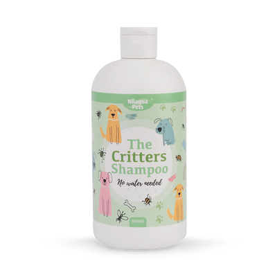 Holland & Barrett The Critters Naturally Repelling Towel Off Pet Shampoo 500ml- Buy online at McGrocer