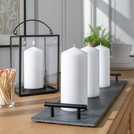 Habitat unscented pillar candles pack of 4, UK version