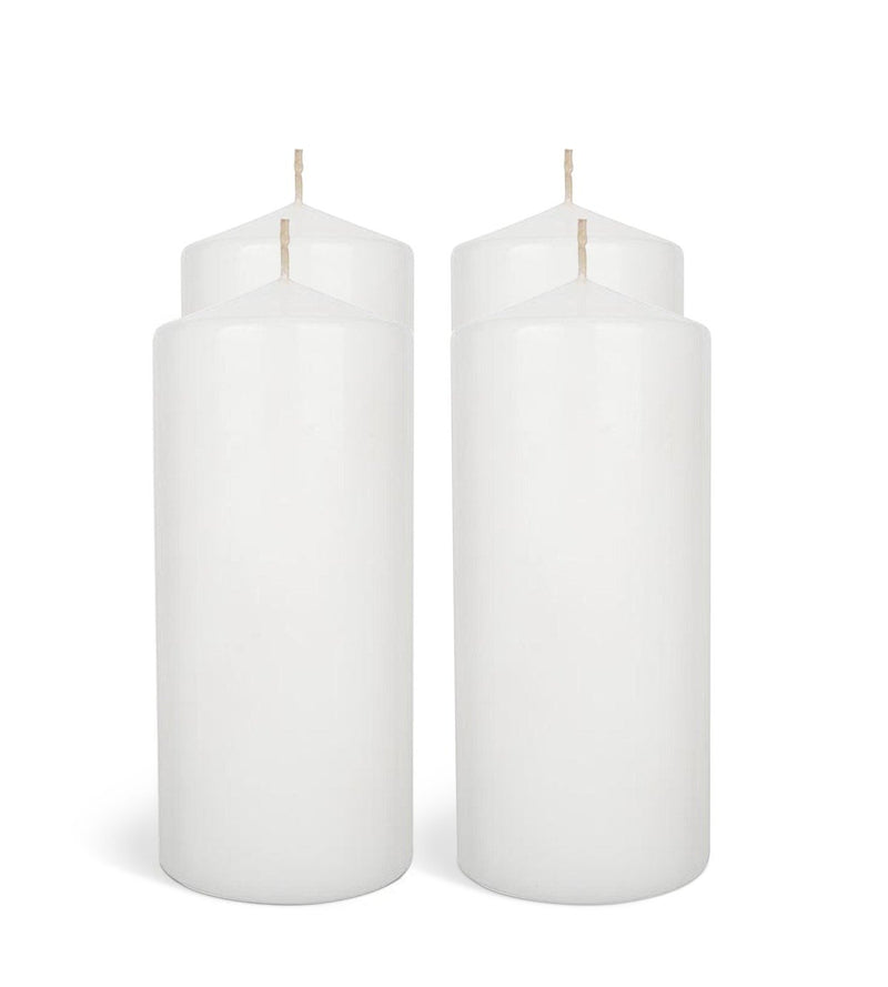 Habitat unscented pillar candles pack of 4, UK version