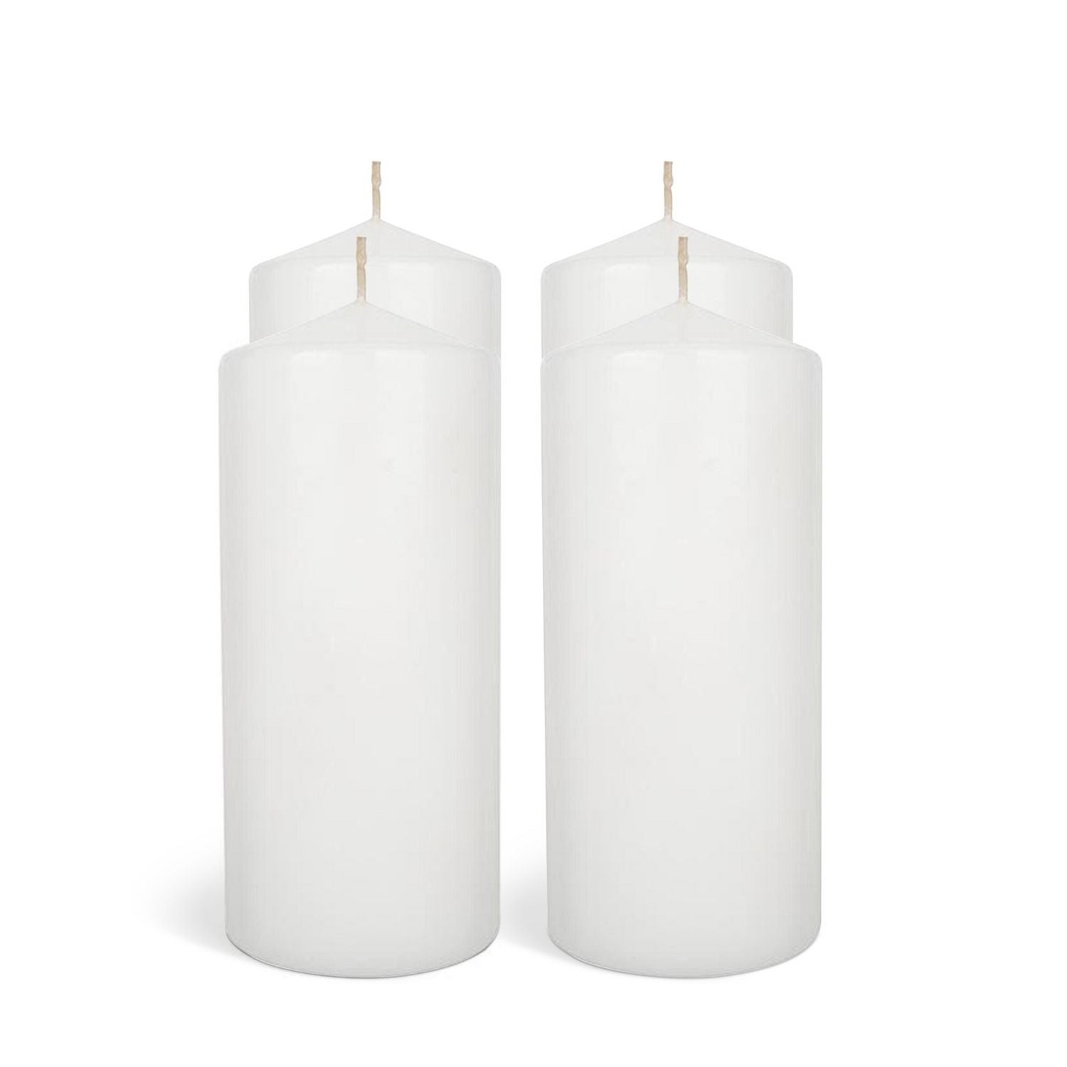 Habitat unscented pillar candles pack of 4, UK version