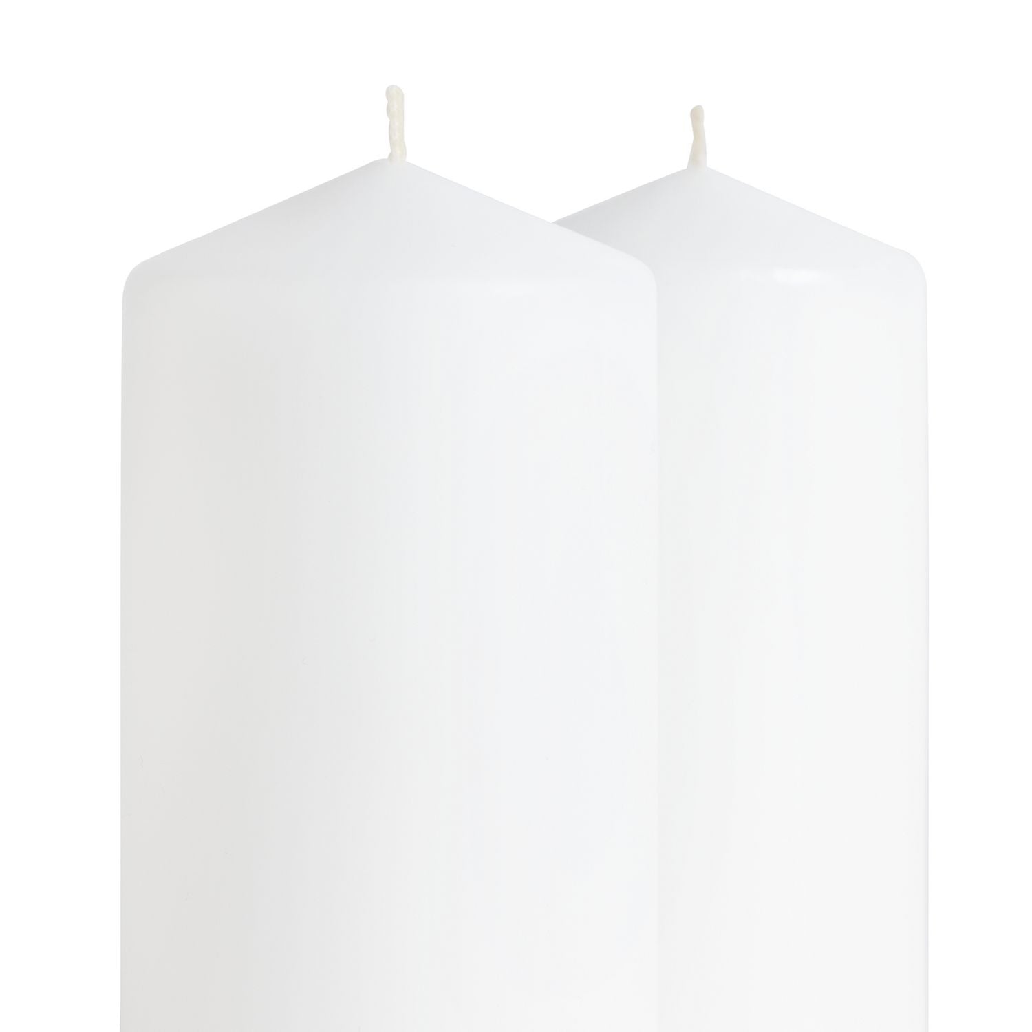 Habitat unscented pillar candles pack of 4, UK version
