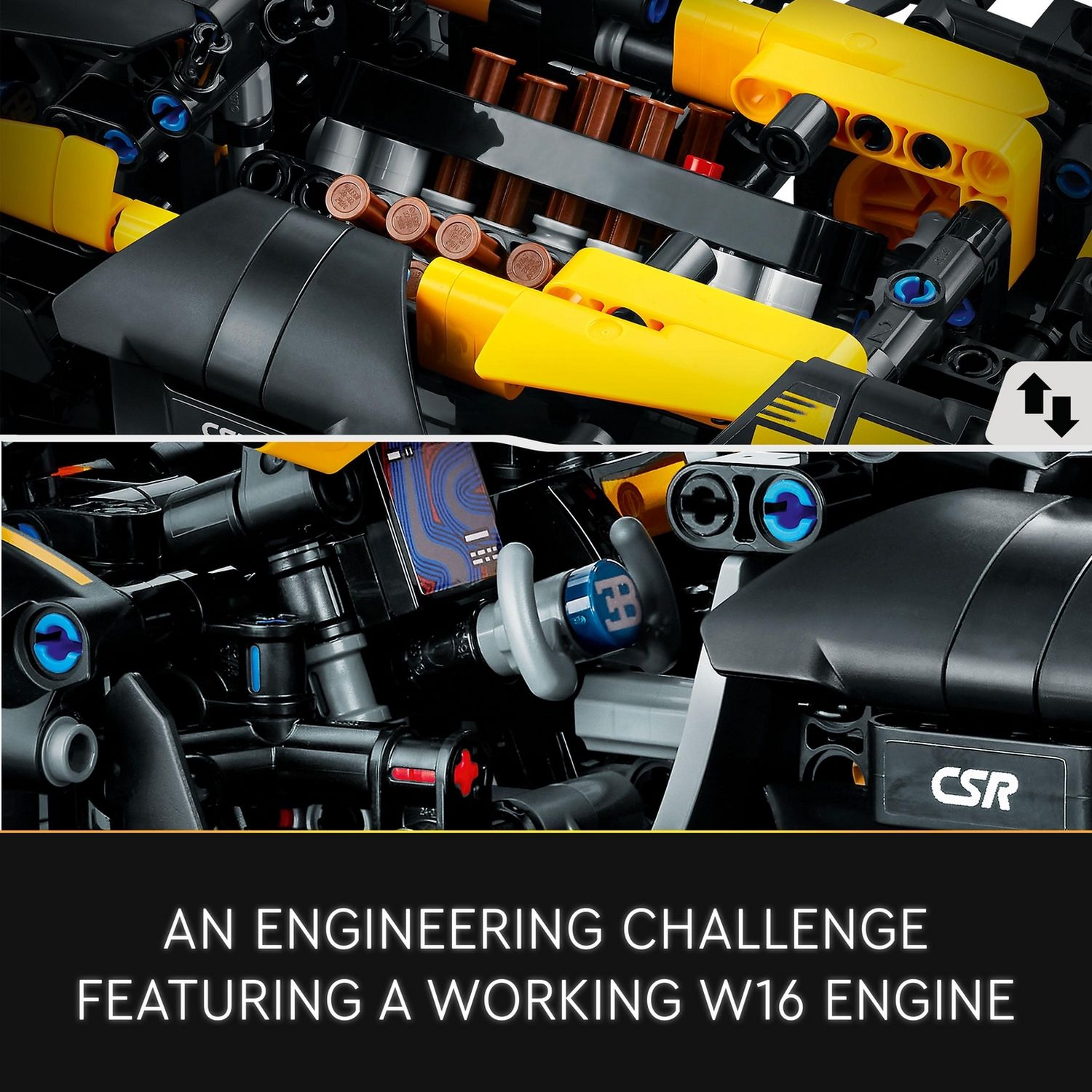 LEGO Bugatti Bolide building set with 905 pieces, UK version