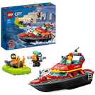 LEGO City Fire Rescue Boat building set 144 pieces, UK version