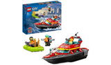 LEGO City Fire Rescue Boat building set 144 pieces, UK version