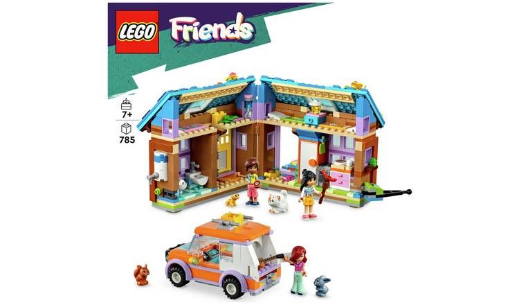 LEGO Friends Mobile Tiny House Playset with Toy Car 41735 GOODS Argos