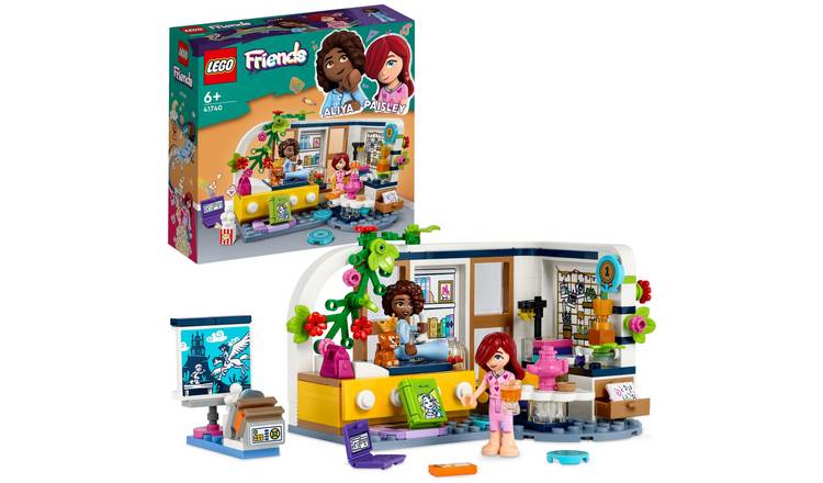 LEGO Friends Aliya's Room Mini-Doll Sleepover Toy 41740 GOODS Argos