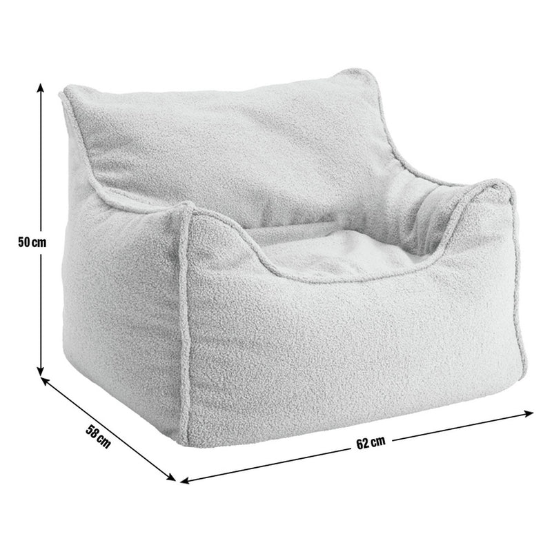 Kaikoo Kids bean bag chair off white 5.5kg, UK version