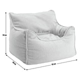 Kaikoo Kids bean bag chair off white 5.5kg, UK version