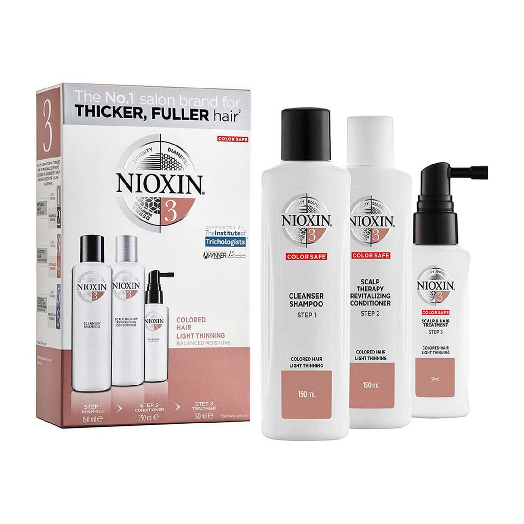 NIOXIN 3-part System 3 Trial Kit for Coloured Hair with Light Thinning