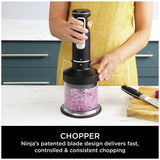 Ninja Foodi CI100UK 3-in-1 hand blender mixer chopper - British product