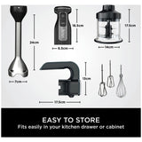 Ninja Foodi CI100UK 3-in-1 hand blender mixer chopper - British product