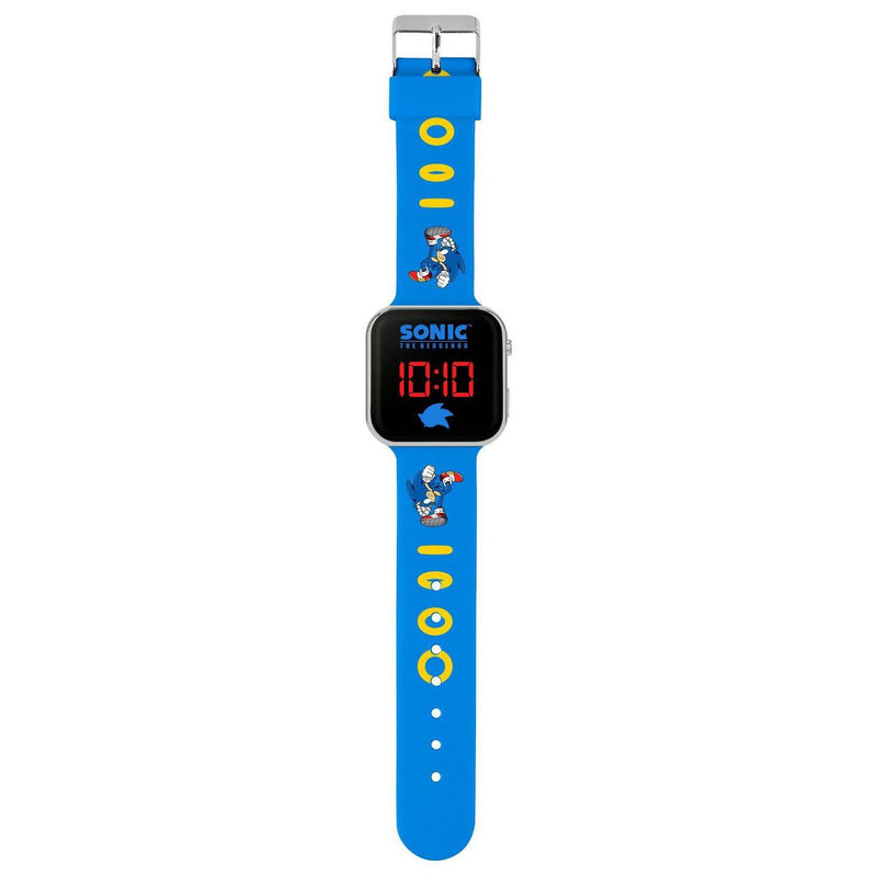 Sega Sonic LED watch blue kids (British brand)