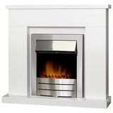 Adam Lomond white electric fireplace suite - British product