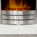 Adam Lomond white electric fireplace suite - British product