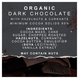 Green & Black's Organic Hazelnut & Currant Dark Chocolate Bar   90g GOODS M&S   