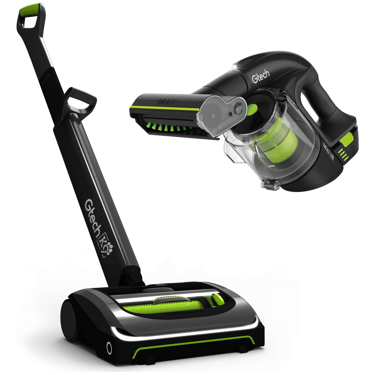 Gtech AirRAM K9 and Multi K9 cordless vacuum cleaner bundle 4.8kg, UK version