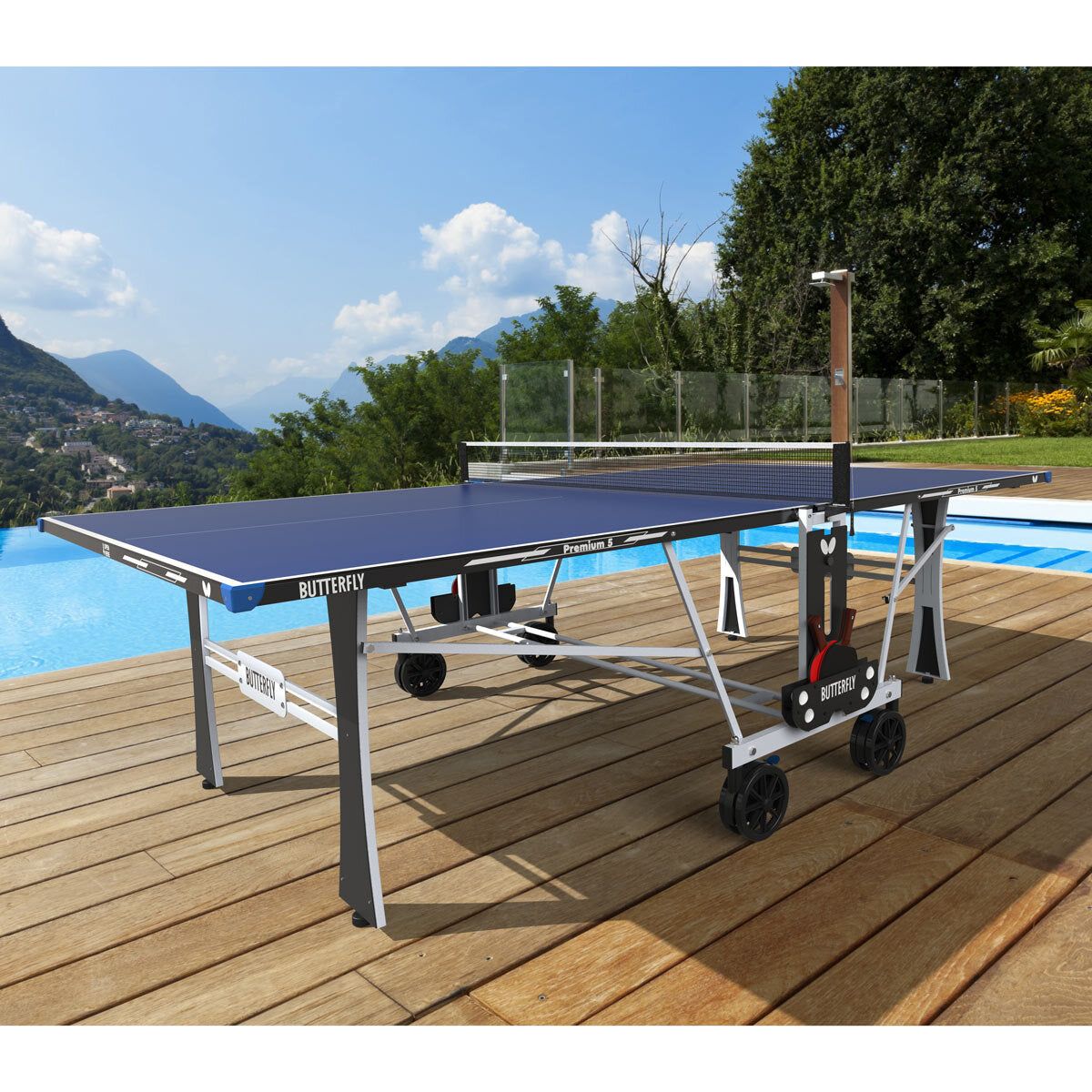 Butterfly Premium 5 Outdoor Table Tennis Table GOODS Costco UK