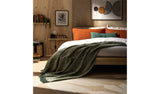Habitat woven throw green 125x150cm, UK version