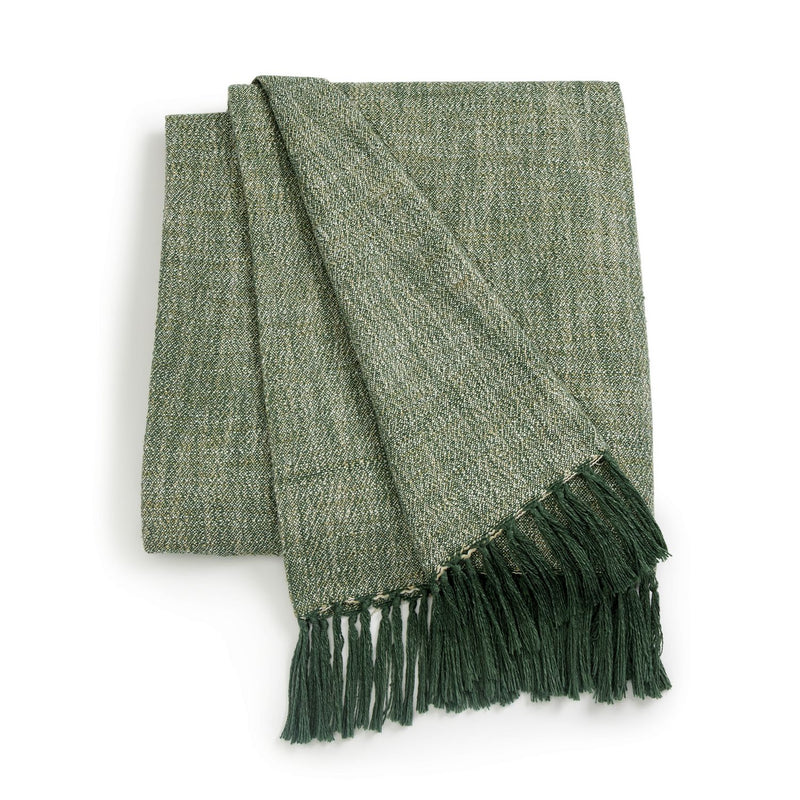 Habitat woven throw green 125x150cm, UK version