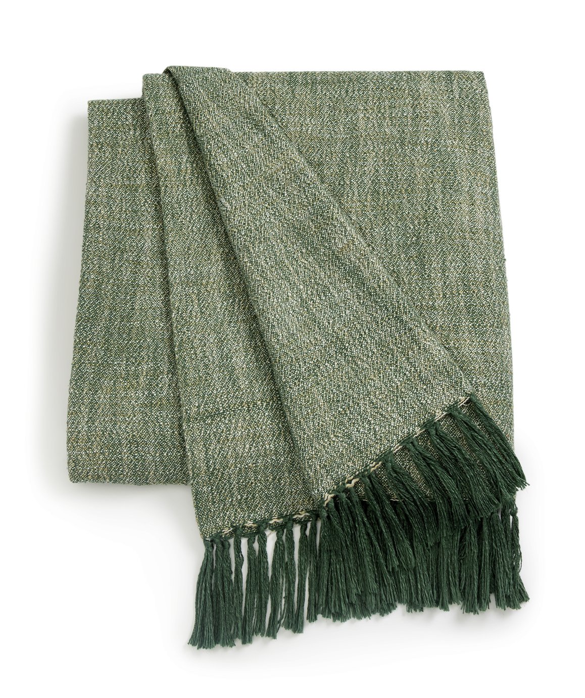 Habitat woven throw green 125x150cm, UK version