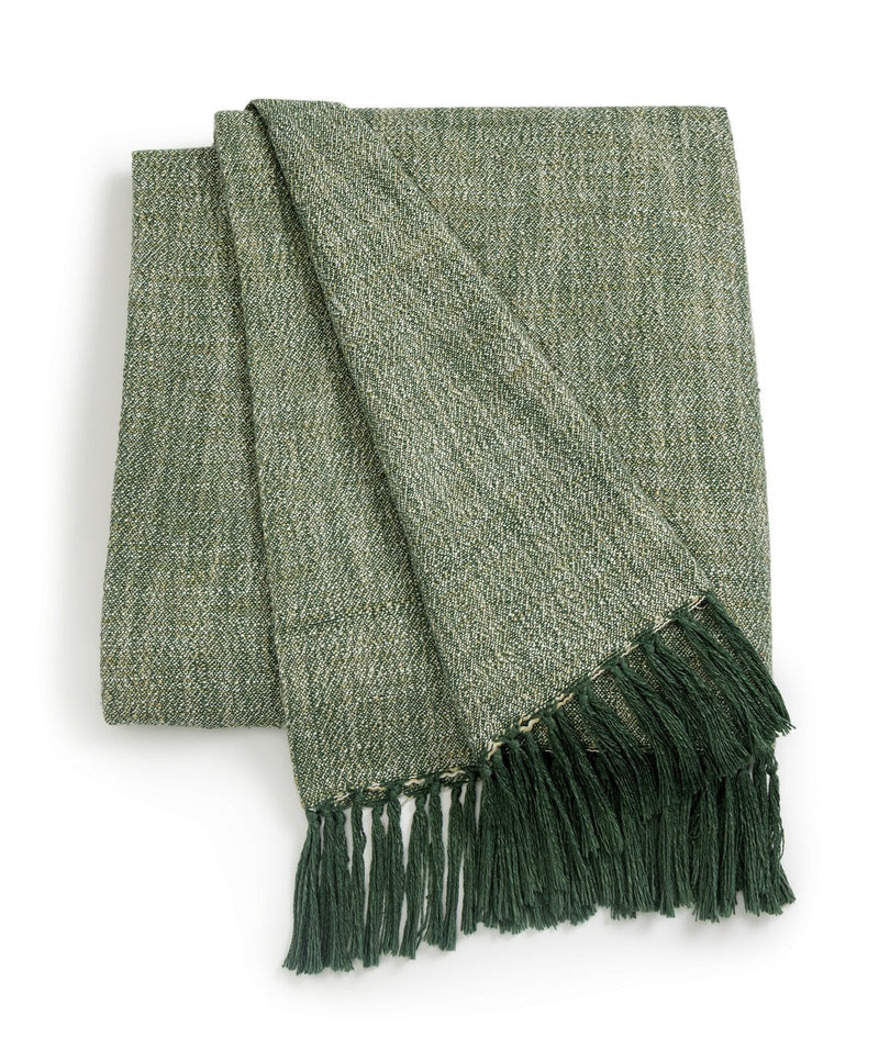 Habitat woven throw green 125x150cm, UK version