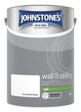 Johnstone's Wall & Ceiling Silk Paint Brilliant White 5L, UK version