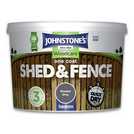 Johnstone's Shed & Fence Paint Shaded Grey 9L, UK version